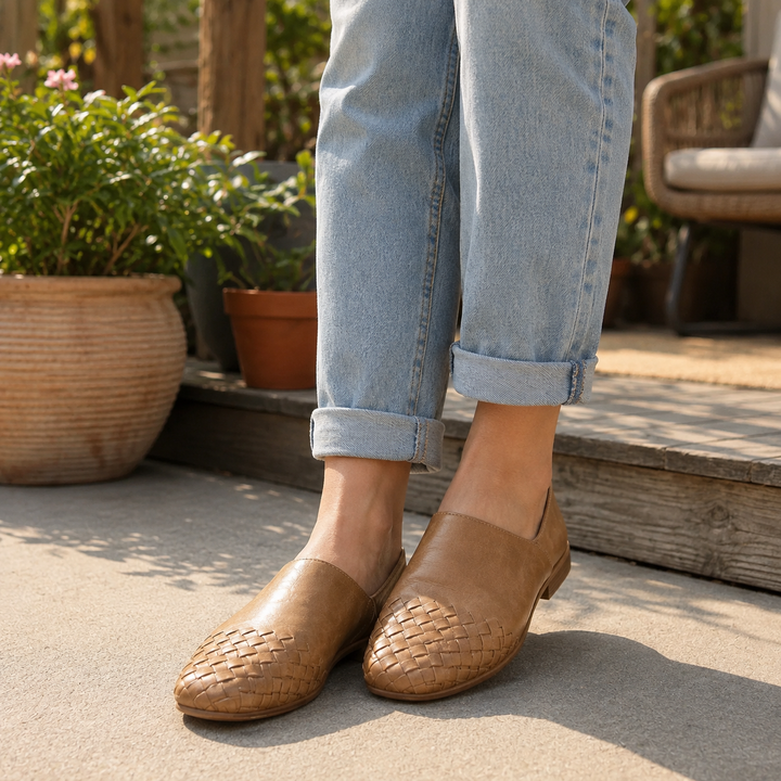 Sally | Mules Intrecciati Slip-On