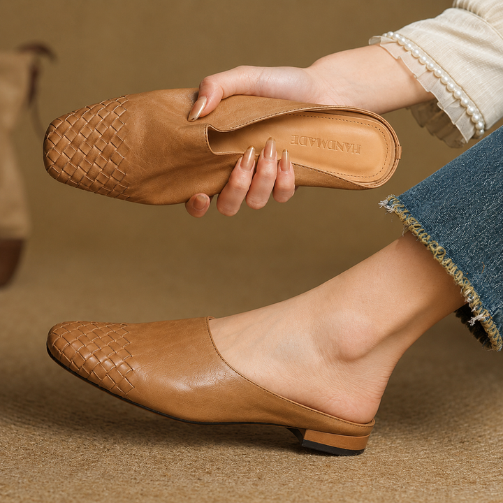 Sally | Mules Intrecciati Slip-On