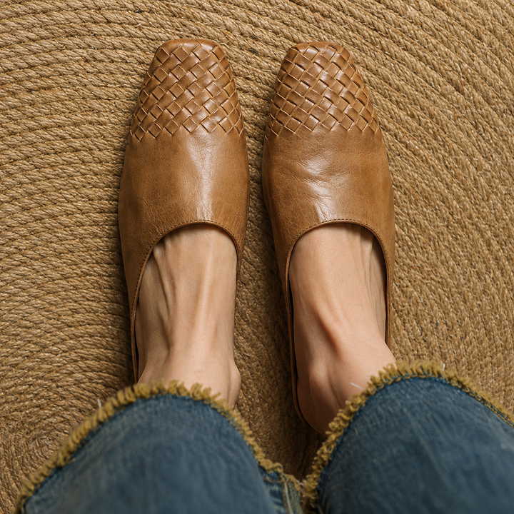 Sally | Mules Intrecciati Slip-On
