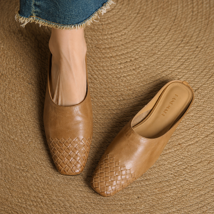 Sally | Mules Intrecciati Slip-On