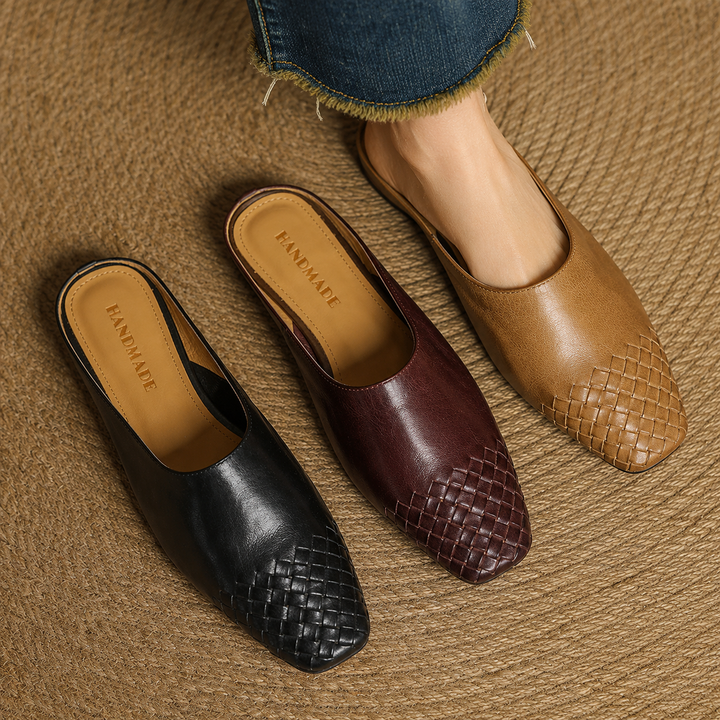 Sally | Mules Intrecciati Slip-On