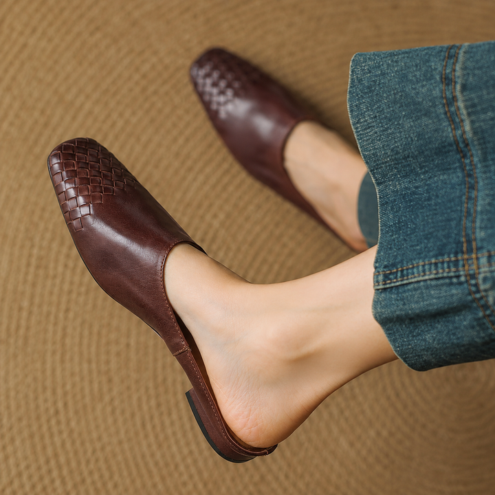 Sally | Mules Intrecciati Slip-On