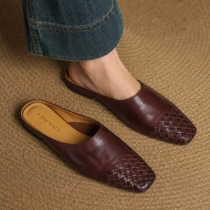 Sally | Mules Intrecciati Slip-On
