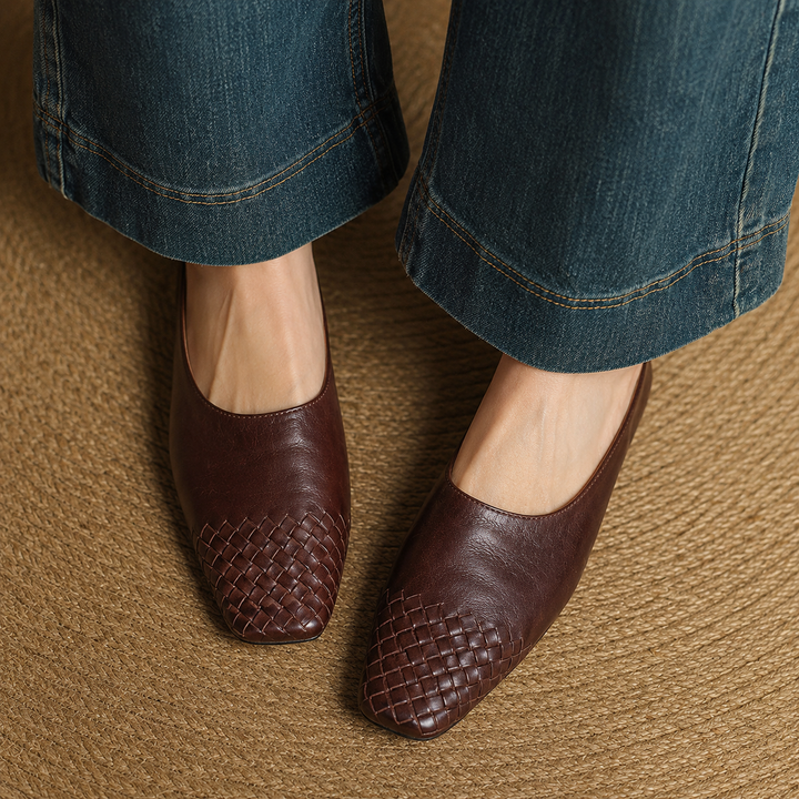 Sally | Mules Intrecciati Slip-On