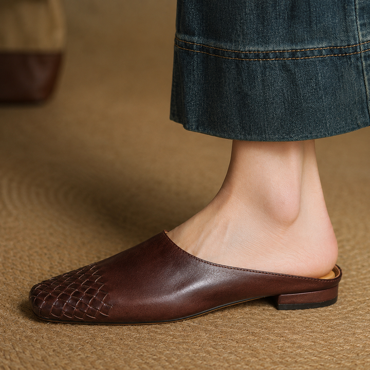 Sally | Mules Intrecciati Slip-On