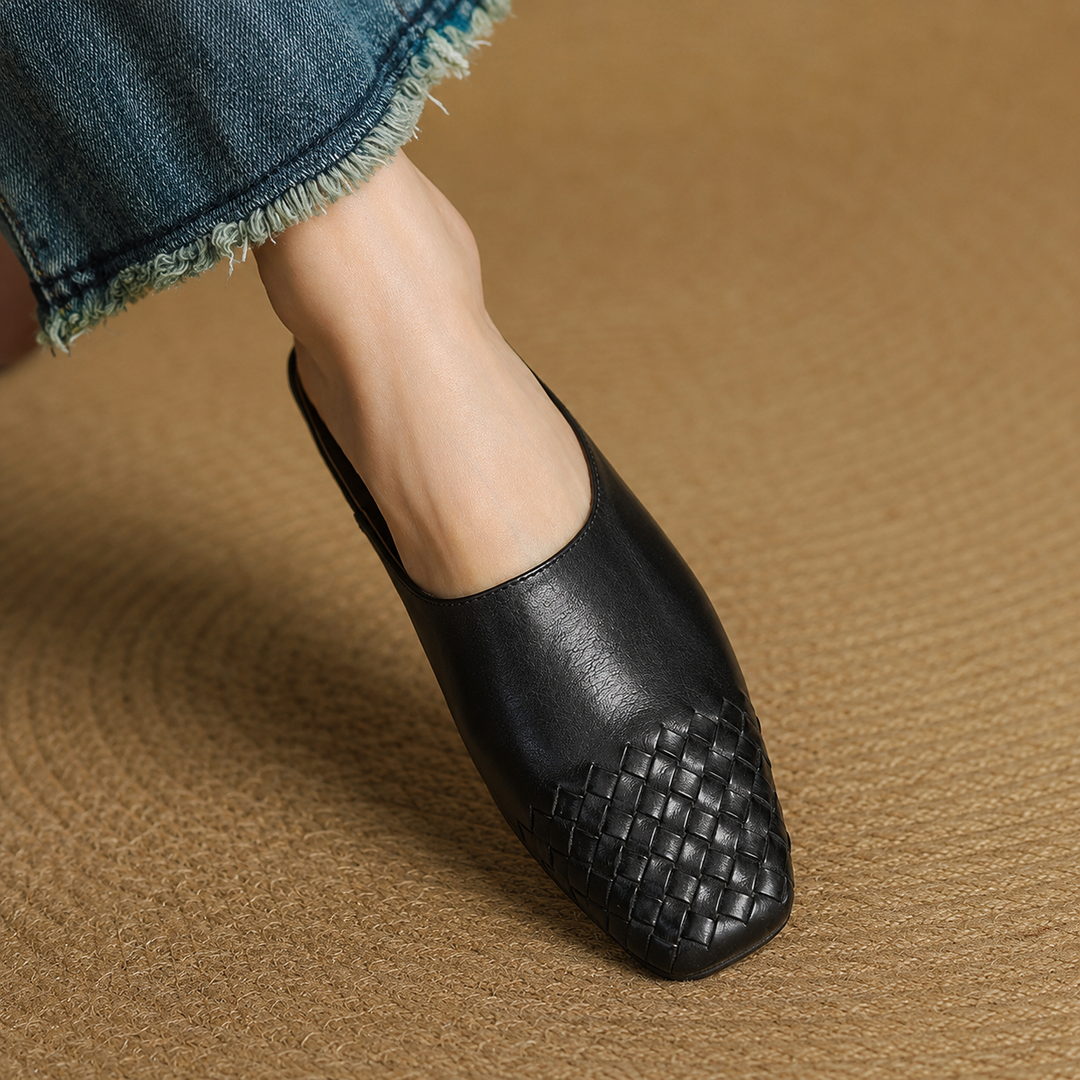 Sally | Mules Intrecciati Slip-On
