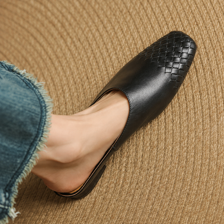 Sally | Mules Intrecciati Slip-On