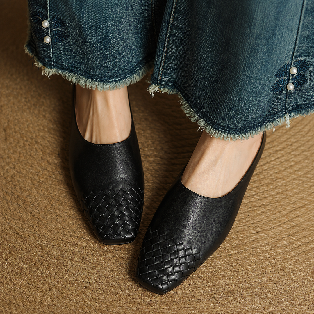 Sally | Mules Intrecciati Slip-On