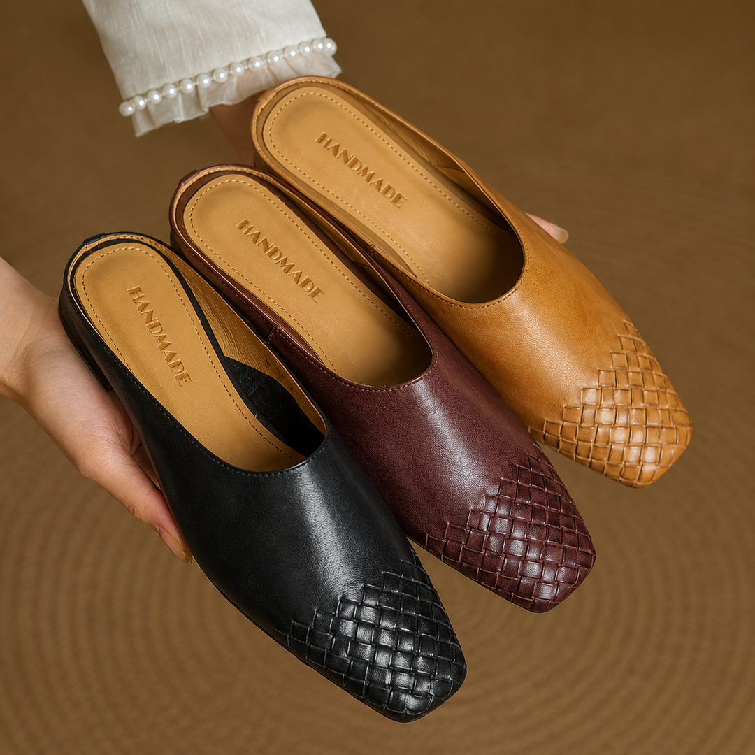 Sally | Mules Intrecciati Slip-On