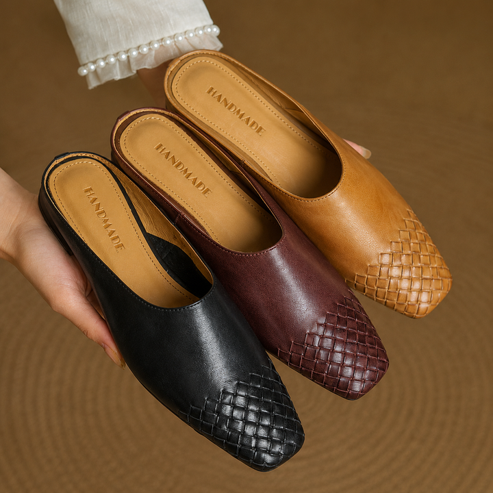 Sally | Mules Intrecciati Slip-On