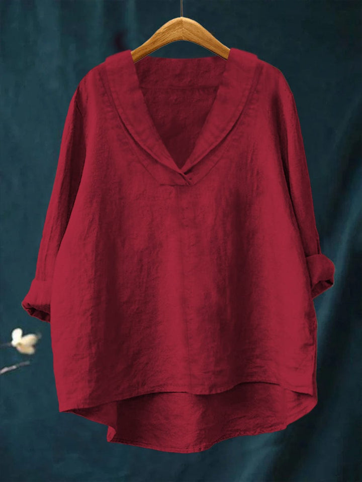 Elowen | Blusa V-Neck Relaxed