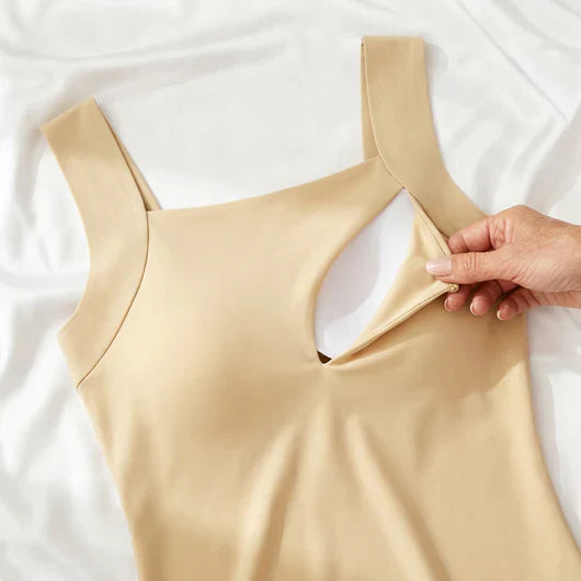 Top con reggiseno integrato